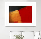 Le rouge et le noir by Diane Lambin on GIANT ART - red abstract quebec artists