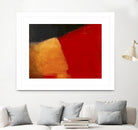 Le rouge et le noir by Diane Lambin on GIANT ART - red abstract quebec artists