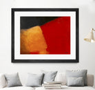 Le rouge et le noir by Diane Lambin on GIANT ART - red abstract quebec artists