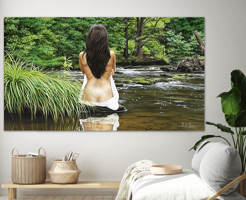 La rivière des romances by Sarah Fecteau on GIANT ART - beige nude