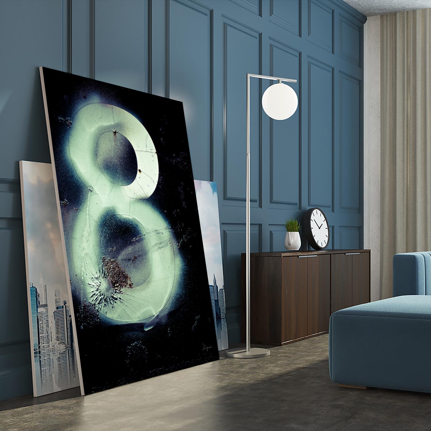 Graffiti at 8 by Jean-François Dupuis on GIANT ART - white abstract