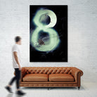 Graffiti at 8 by Jean-François Dupuis on GIANT ART - white abstract