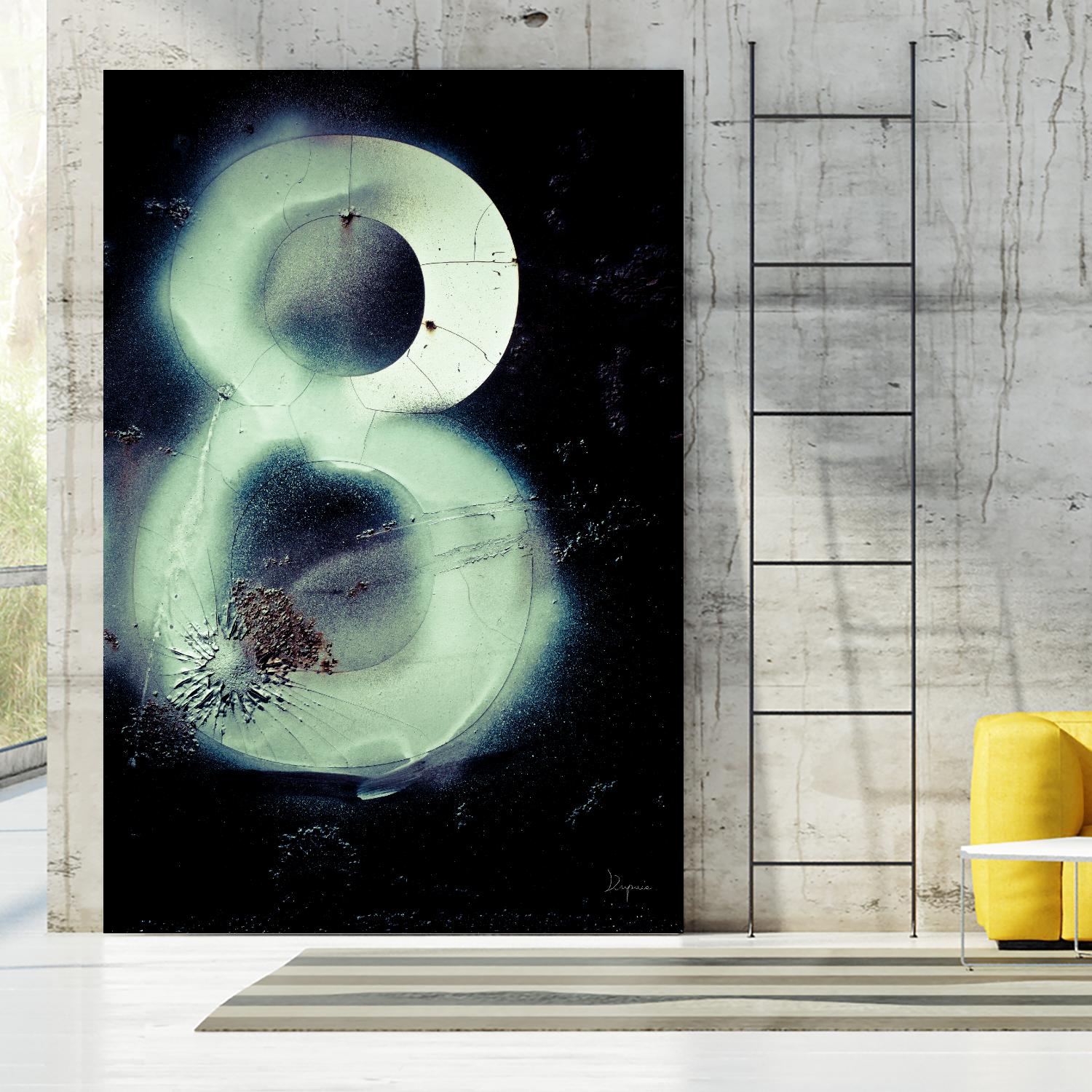 Graffiti at 8 by Jean-François Dupuis on GIANT ART - white abstract