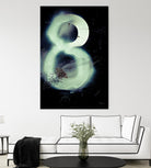 Graffiti at 8 by Jean-François Dupuis on GIANT ART - white abstract