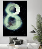 Graffiti at 8 by Jean-François Dupuis on GIANT ART - white abstract