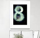 Graffiti at 8 by Jean-François Dupuis on GIANT ART - white abstract