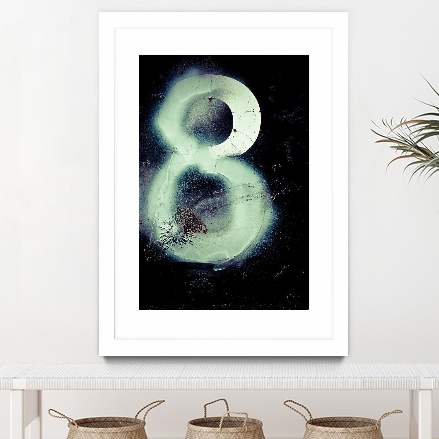 Graffiti at 8 by Jean-François Dupuis on GIANT ART - white abstract