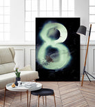 Graffiti at 8 by Jean-François Dupuis on GIANT ART - white abstract