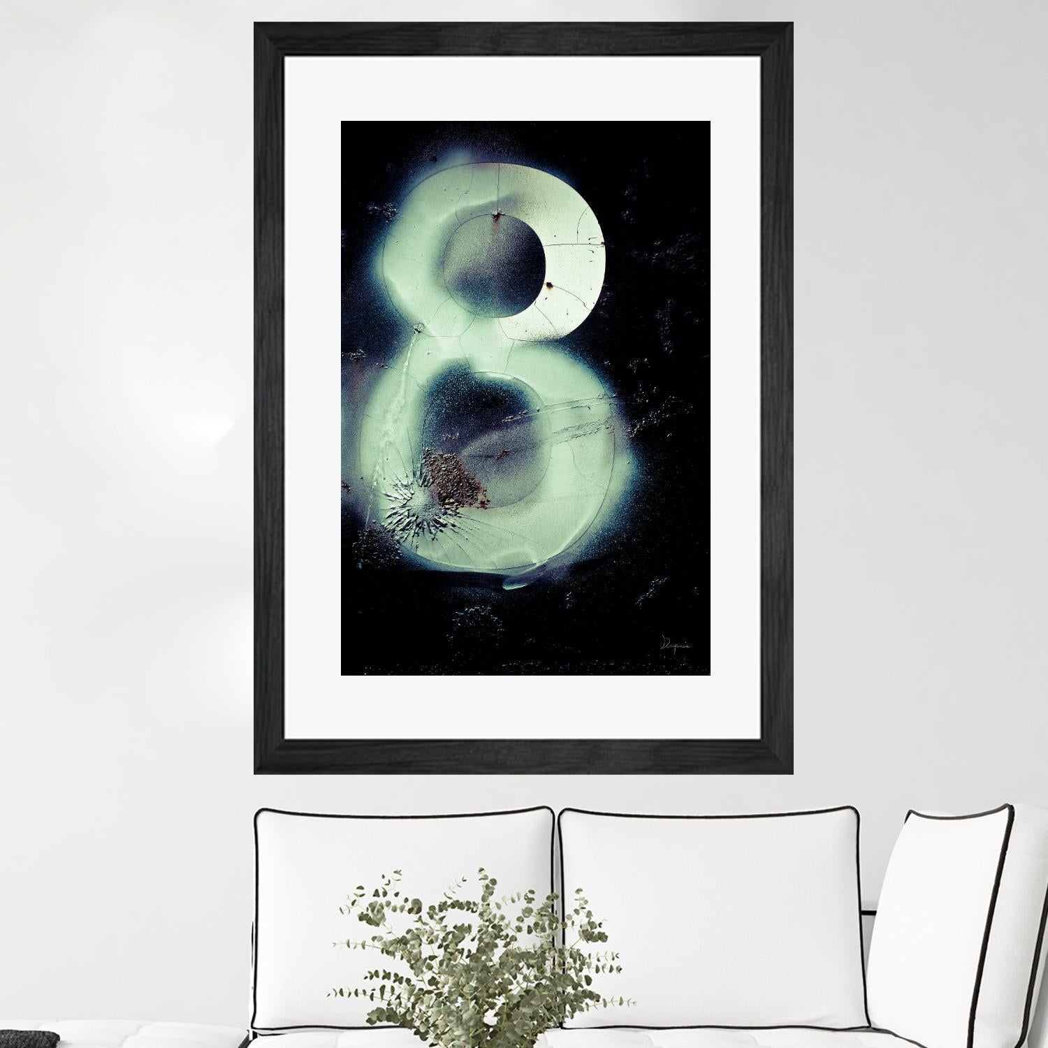 Graffiti at 8 by Jean-François Dupuis on GIANT ART - white abstract