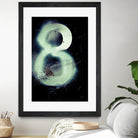 Graffiti at 8 by Jean-François Dupuis on GIANT ART - white abstract