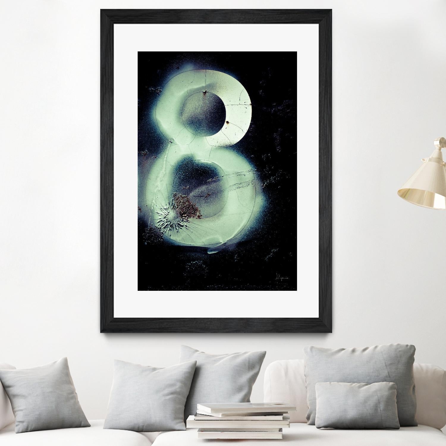 Graffiti at 8 by Jean-François Dupuis on GIANT ART - white abstract