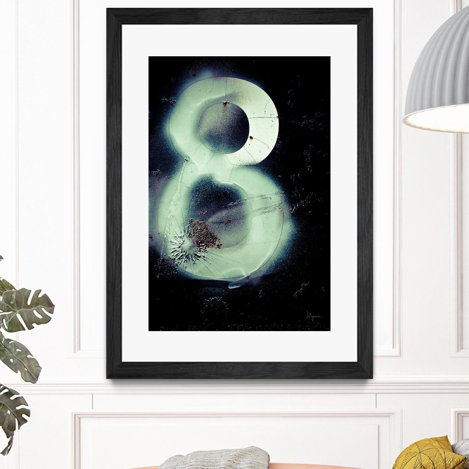 Graffiti at 8 by Jean-François Dupuis on GIANT ART - white abstract