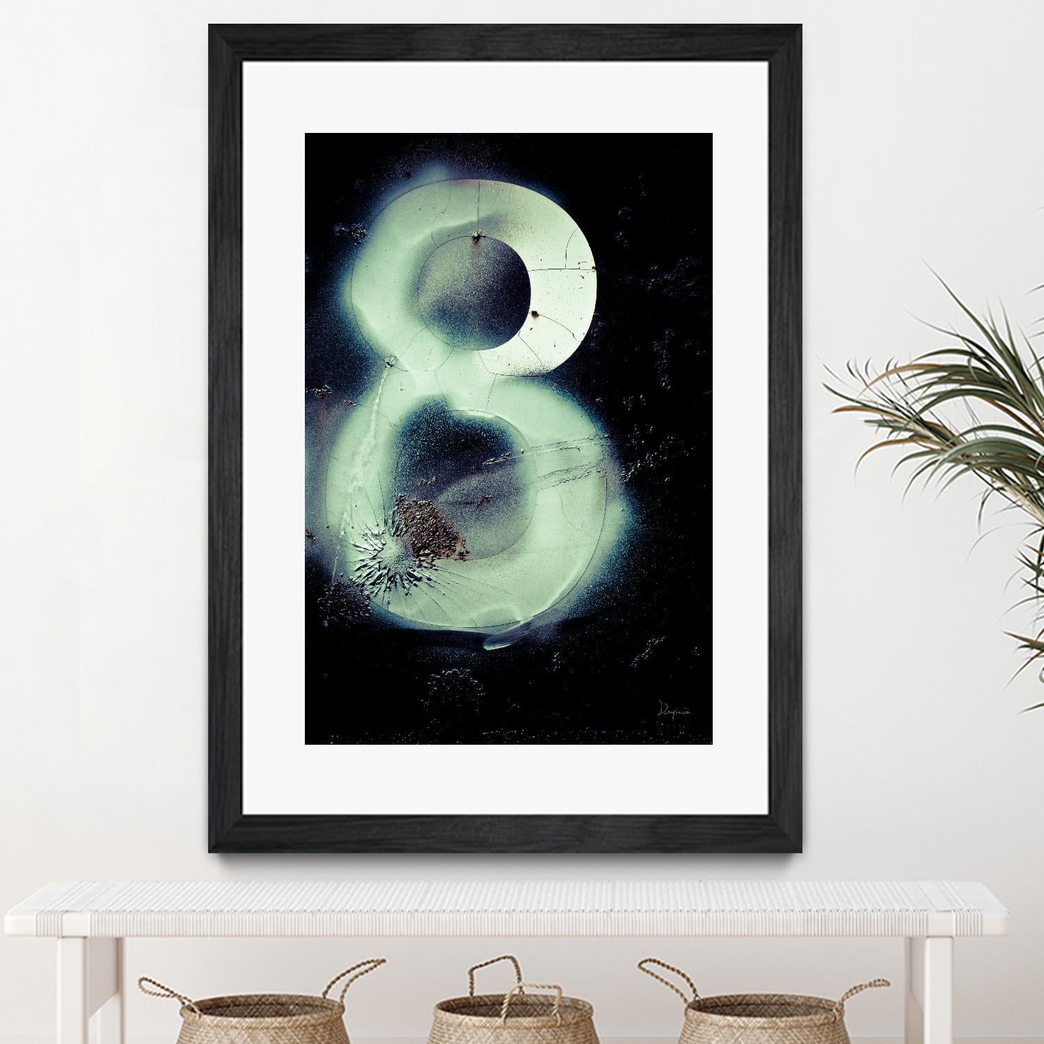 Graffiti at 8 by Jean-François Dupuis on GIANT ART - white abstract