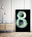 Graffiti at 8 by Jean-François Dupuis on GIANT ART - white abstract