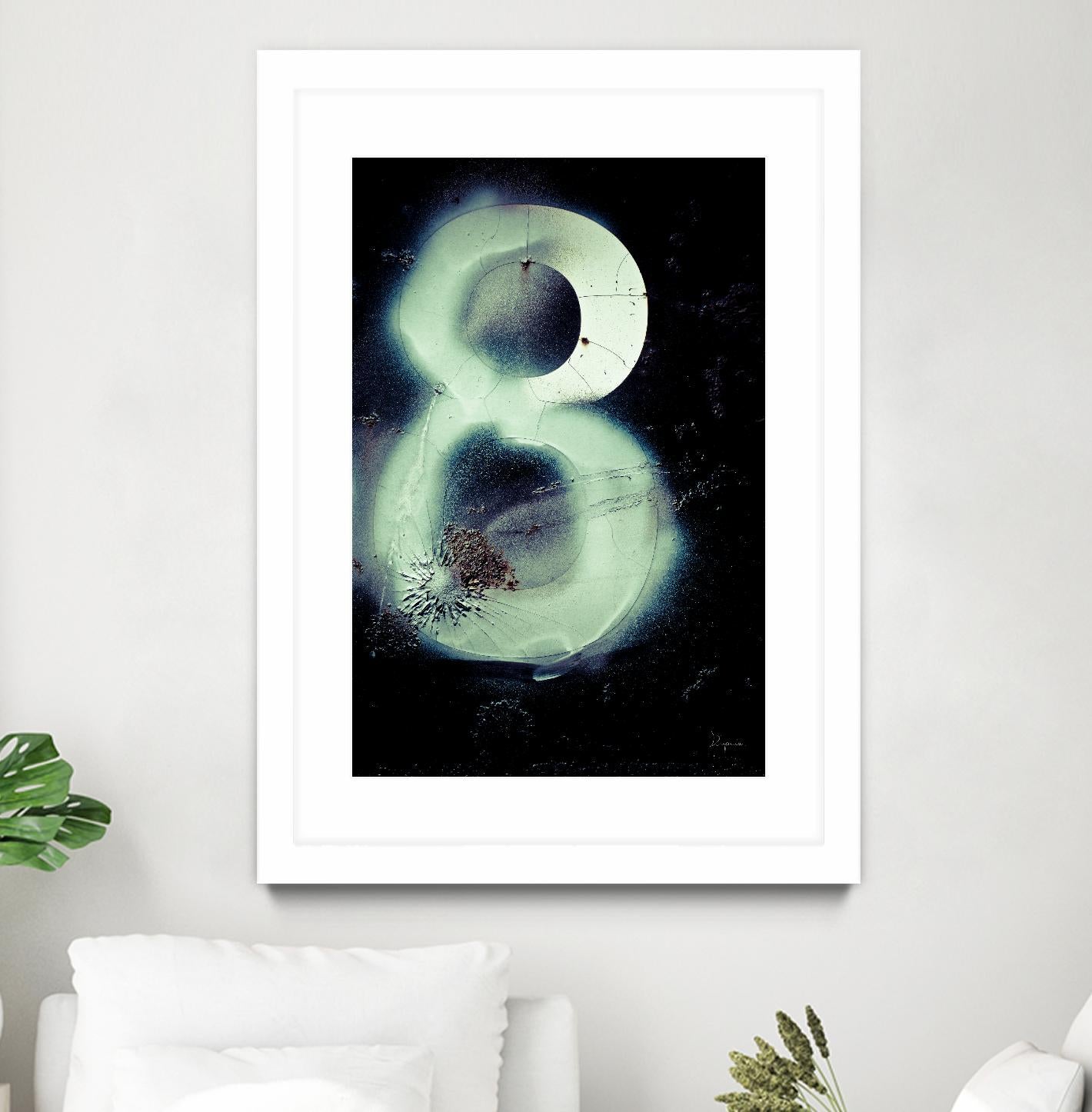 Graffiti at 8 by Jean-François Dupuis on GIANT ART - white abstract