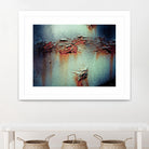 Rust Frequencies I by Jean-François Dupuis on GIANT ART - blue abstract canadian artists