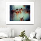 Rust Frequencies I by Jean-François Dupuis on GIANT ART - blue abstract canadian artists