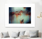 Rust Frequencies I by Jean-François Dupuis on GIANT ART - blue abstract canadian artists