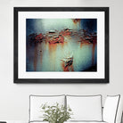 Rust Frequencies I by Jean-François Dupuis on GIANT ART - blue abstract canadian artists