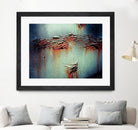 Rust Frequencies I by Jean-François Dupuis on GIANT ART - blue abstract canadian artists