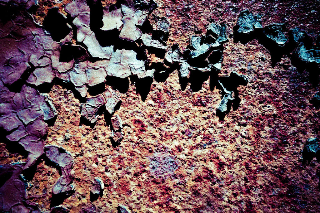 Purple Rust Up Close I by Jean-François Dupuis on GIANT ART - pink abstract canadian artists