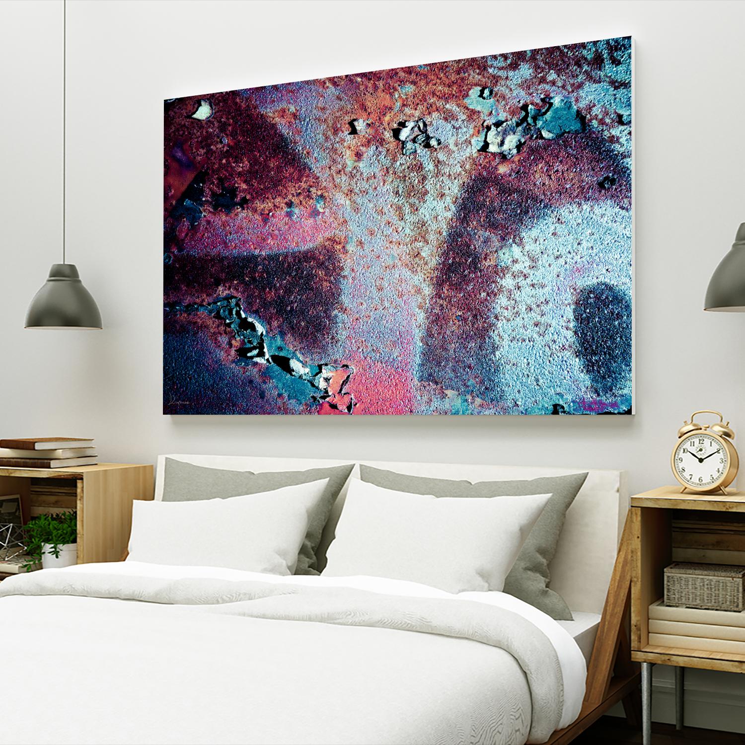 Purple Rust Up Close II by Jean-François Dupuis on GIANT ART - pink abstract