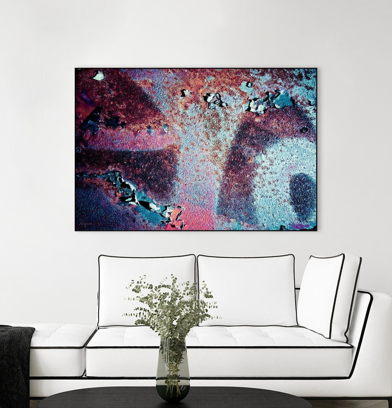 Purple Rust Up Close II by Jean-François Dupuis on GIANT ART - pink abstract