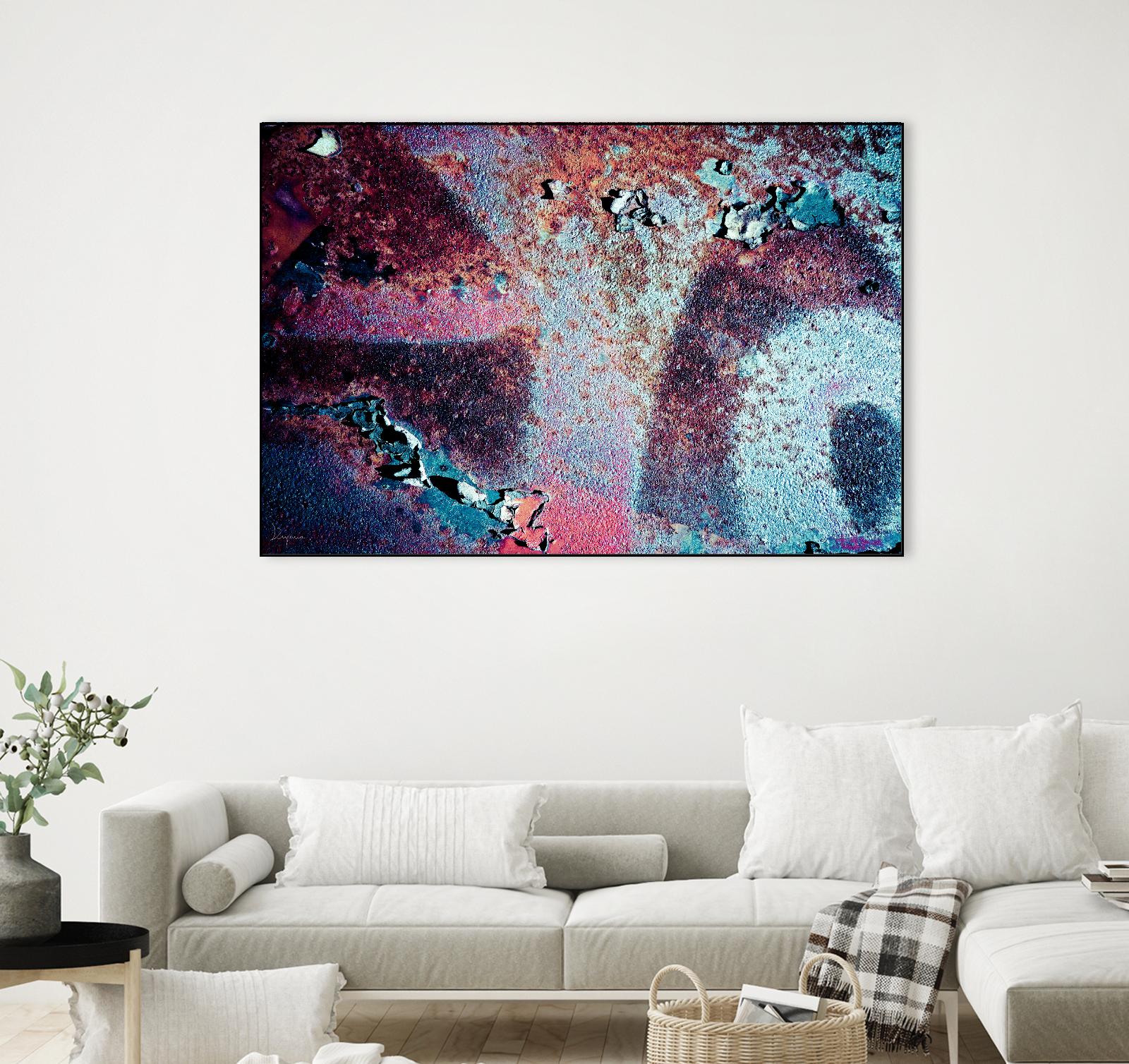 Purple Rust Up Close II by Jean-François Dupuis on GIANT ART - pink abstract