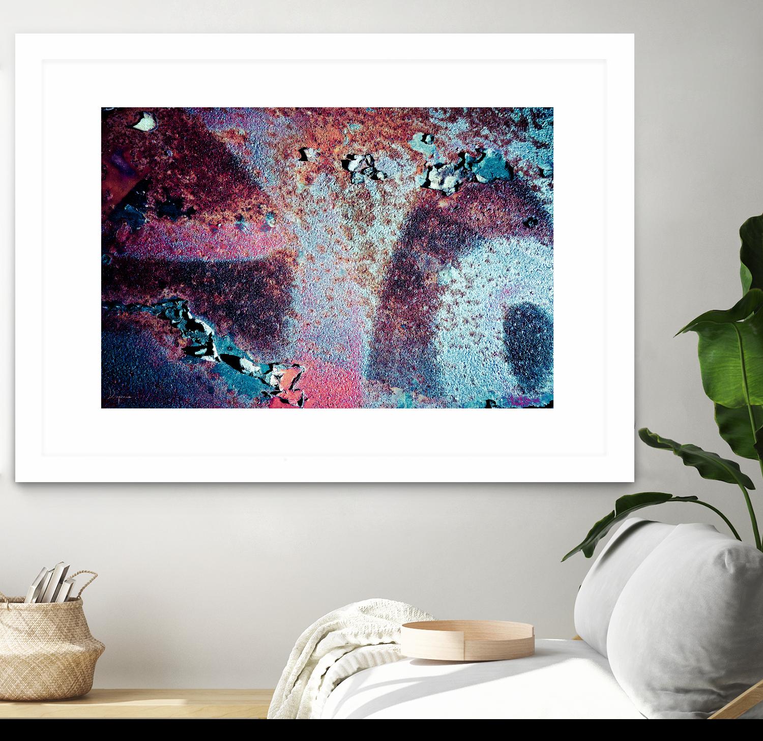 Purple Rust Up Close II by Jean-François Dupuis on GIANT ART - pink abstract