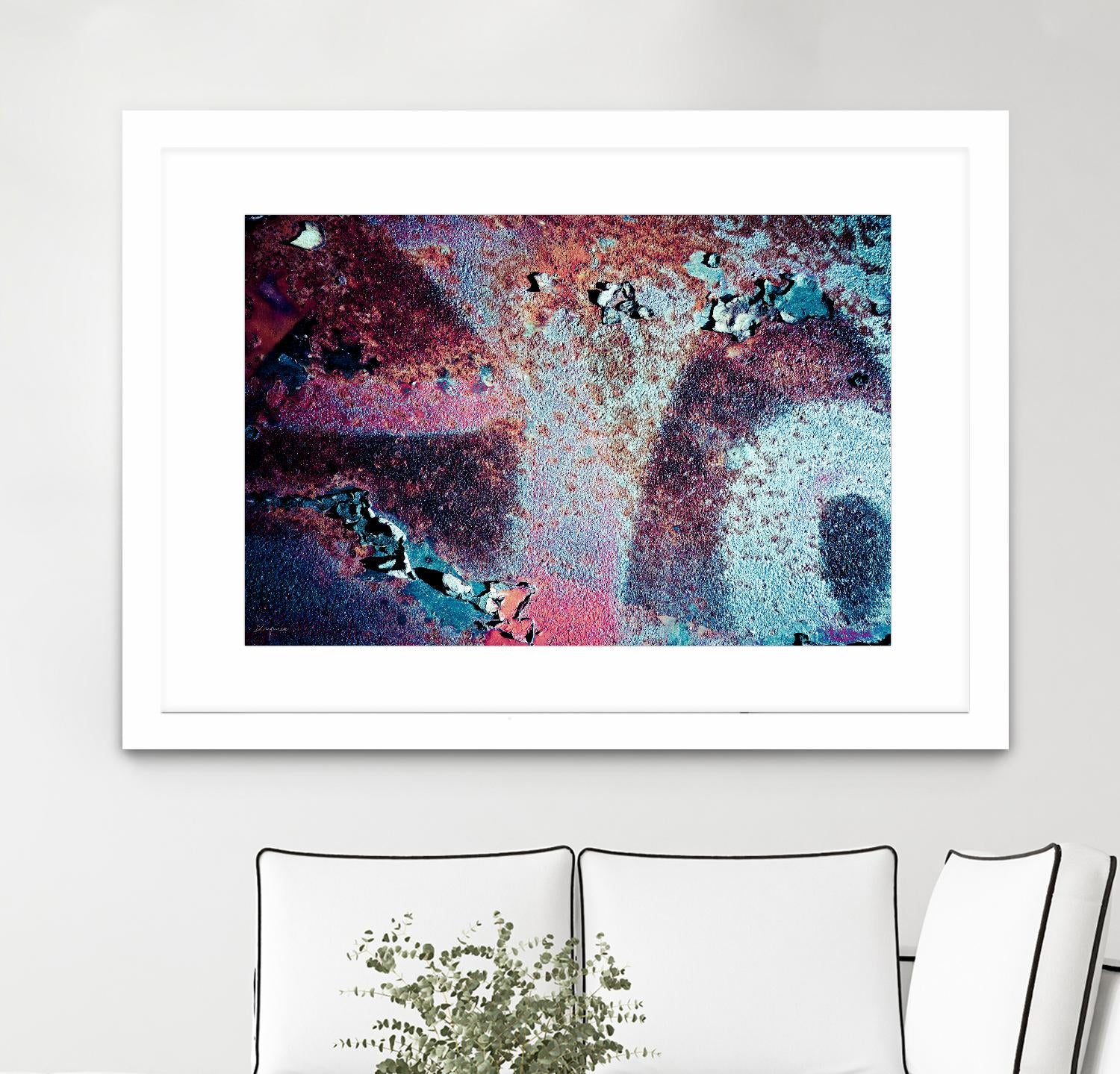 Purple Rust Up Close II by Jean-François Dupuis on GIANT ART - pink abstract