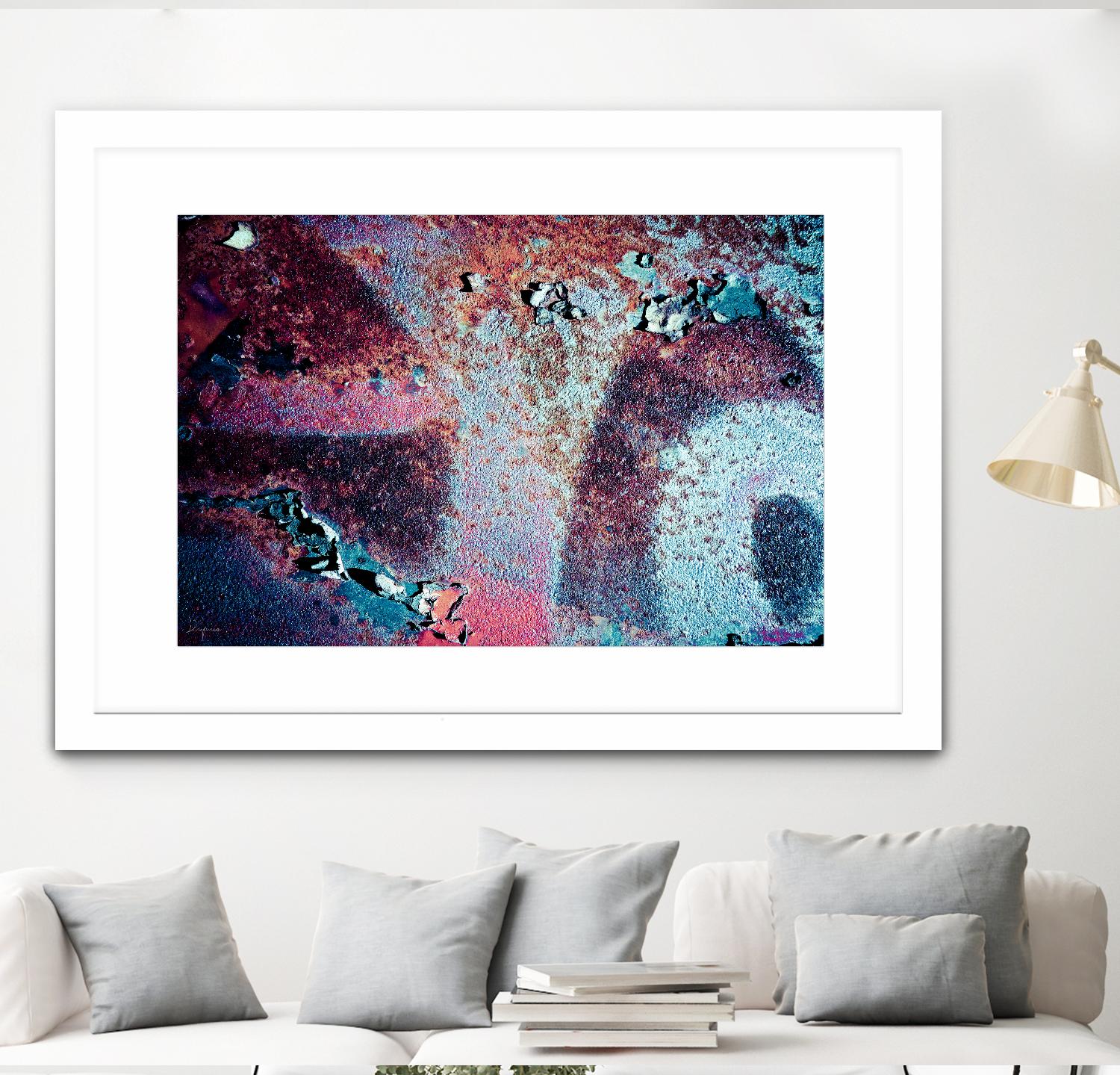 Purple Rust Up Close II by Jean-François Dupuis on GIANT ART - pink abstract