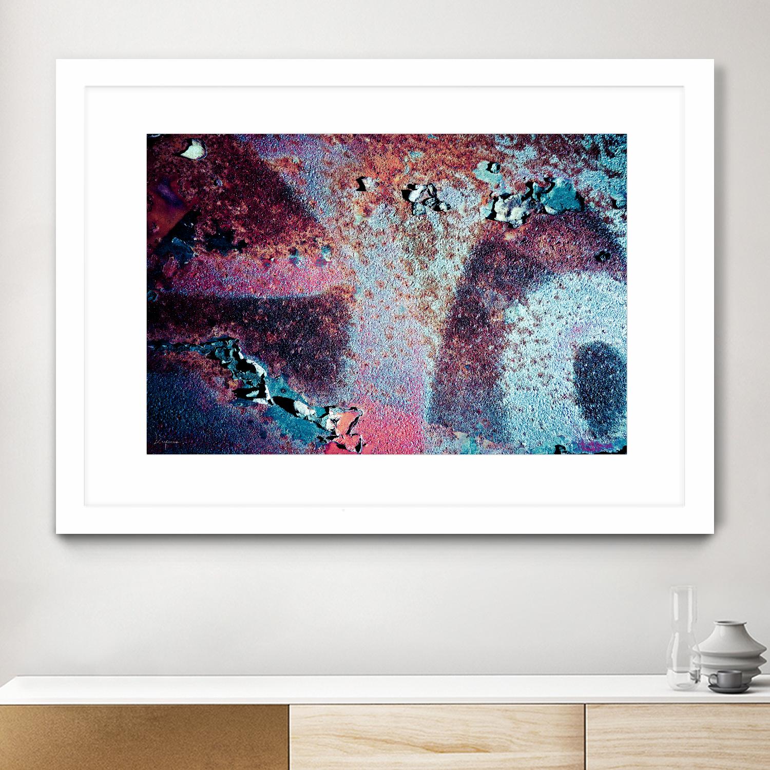 Purple Rust Up Close II by Jean-François Dupuis on GIANT ART - pink abstract