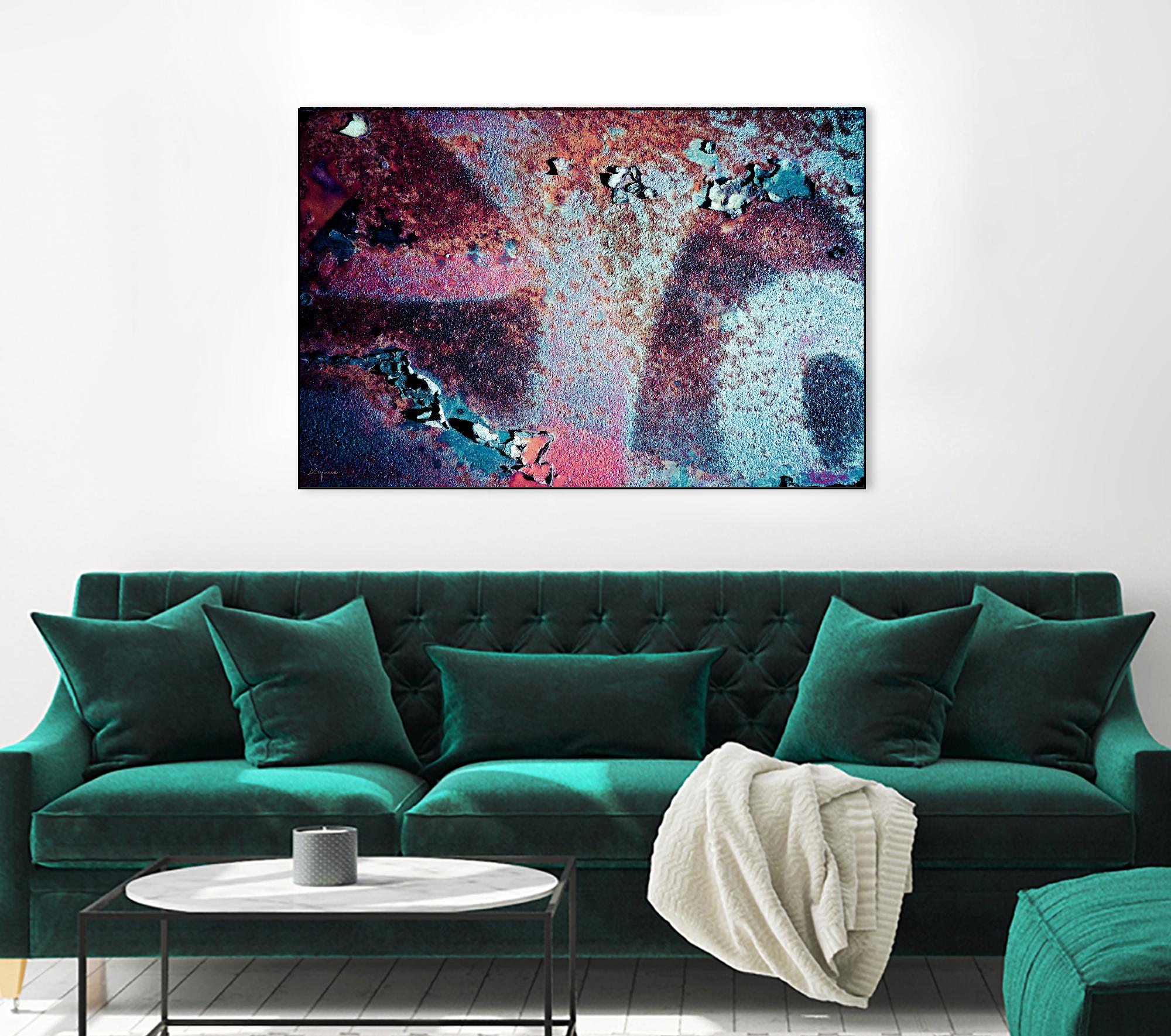 Purple Rust Up Close II by Jean-François Dupuis on GIANT ART - pink abstract