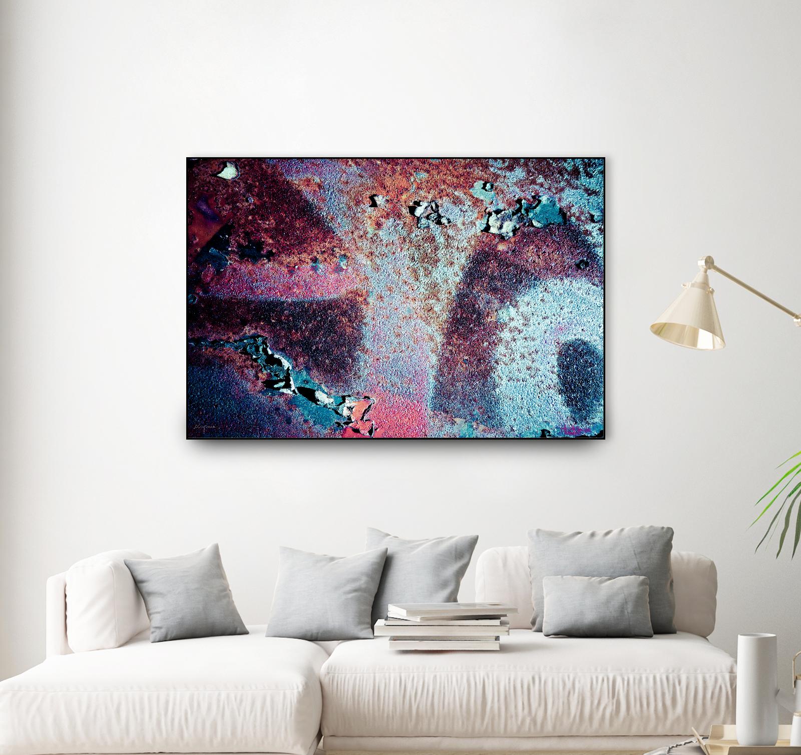 Purple Rust Up Close II by Jean-François Dupuis on GIANT ART - pink abstract