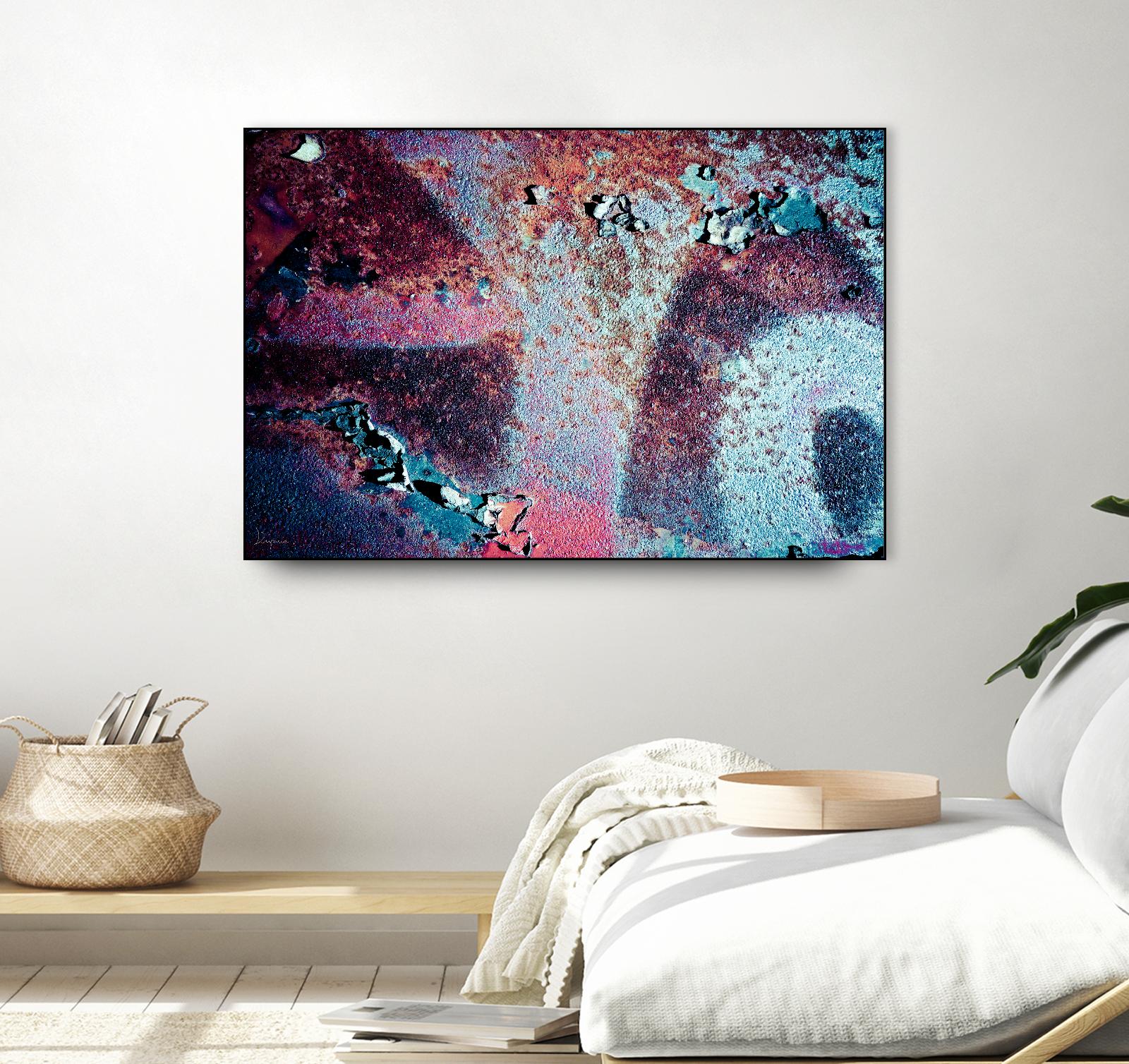 Purple Rust Up Close II by Jean-François Dupuis on GIANT ART - pink abstract