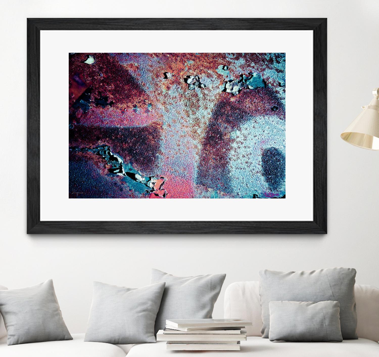 Purple Rust Up Close II by Jean-François Dupuis on GIANT ART - pink abstract