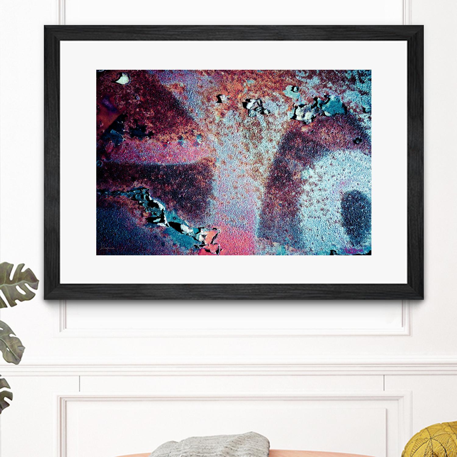 Purple Rust Up Close II by Jean-François Dupuis on GIANT ART - pink abstract