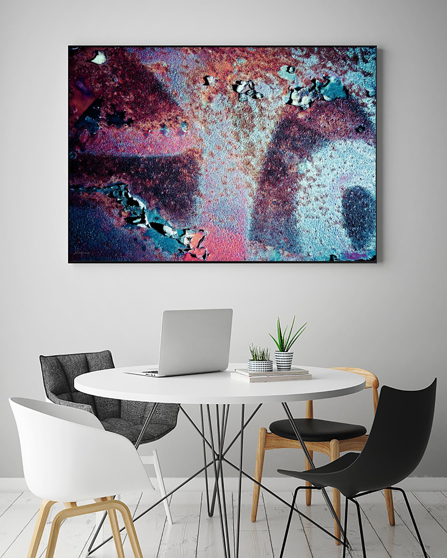 Purple Rust Up Close II by Jean-François Dupuis on GIANT ART - pink abstract