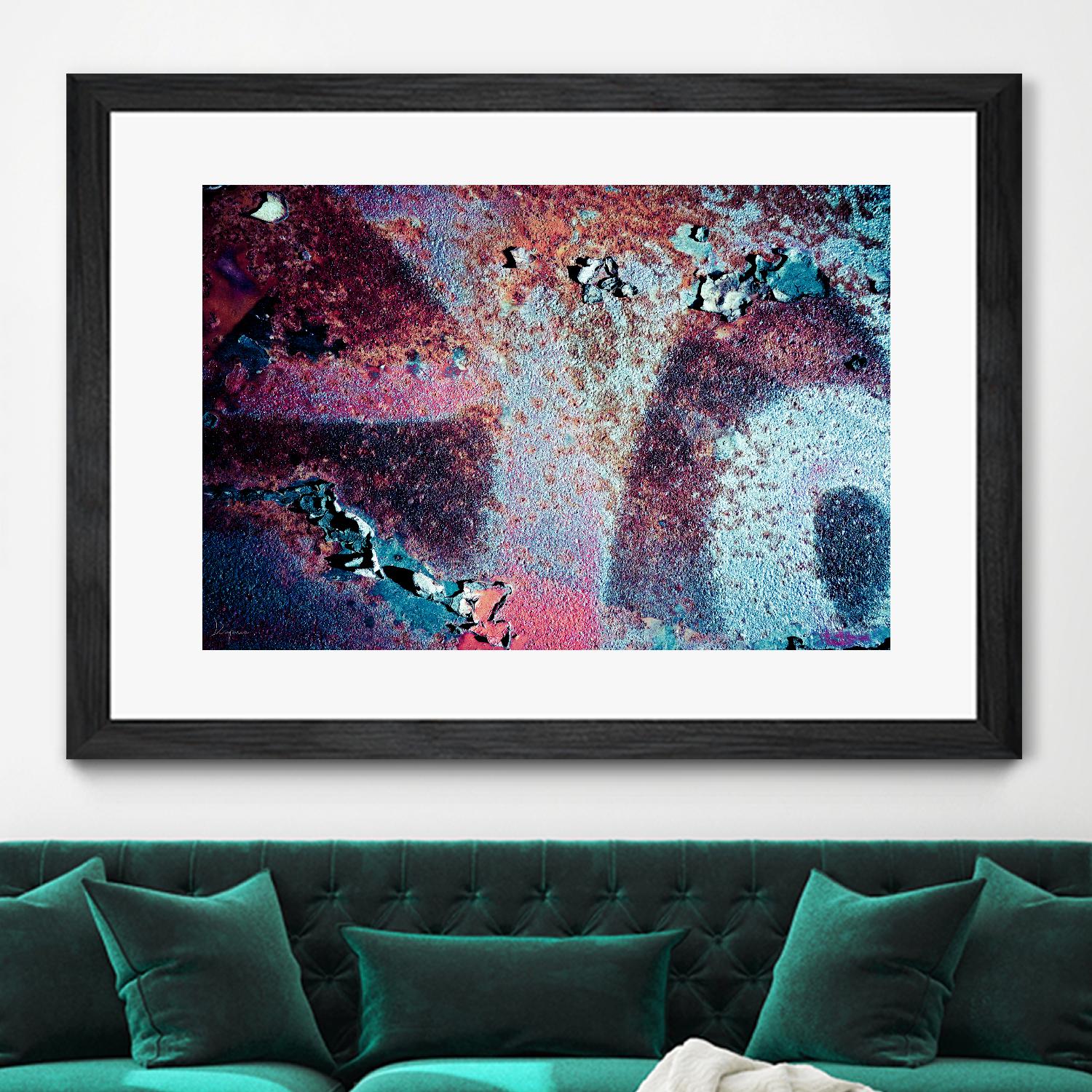 Purple Rust Up Close II by Jean-François Dupuis on GIANT ART - pink abstract