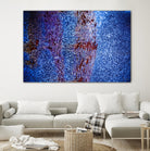 Blue Pathway I by Jean-François Dupuis on GIANT ART - brown abstract