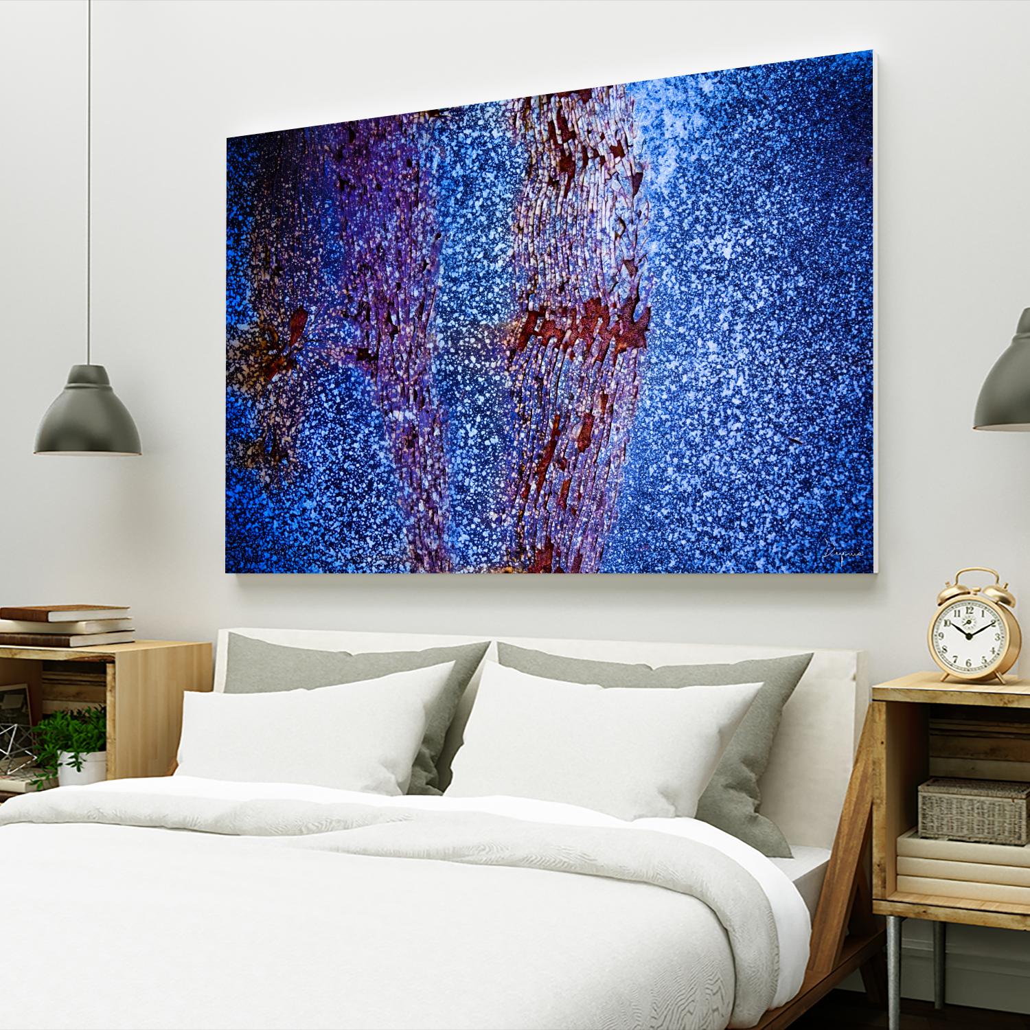 Blue Pathway I by Jean-François Dupuis on GIANT ART - brown abstract