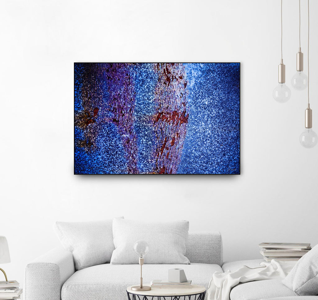 Blue Pathway I by Jean-François Dupuis on GIANT ART - brown abstract