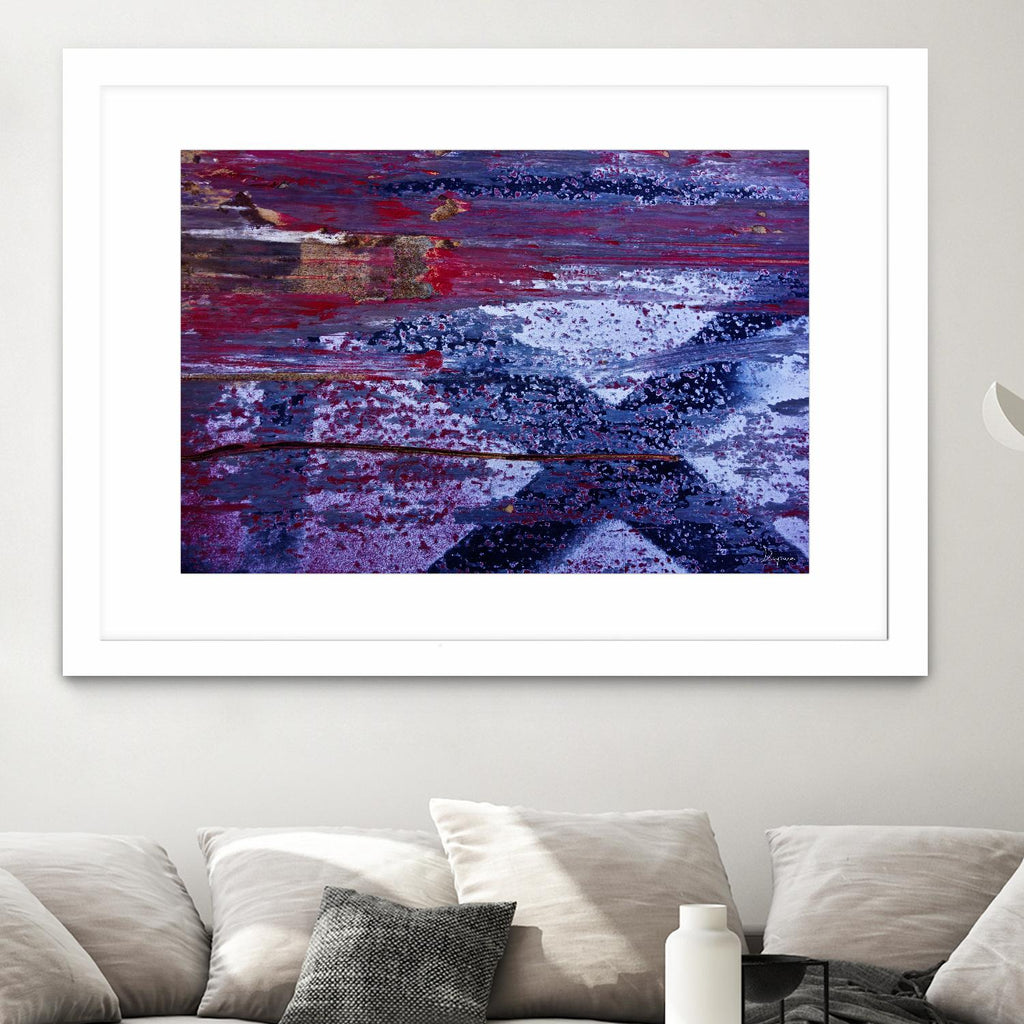 We Meet Halfway I by Jean-François Dupuis on GIANT ART - purple abstract