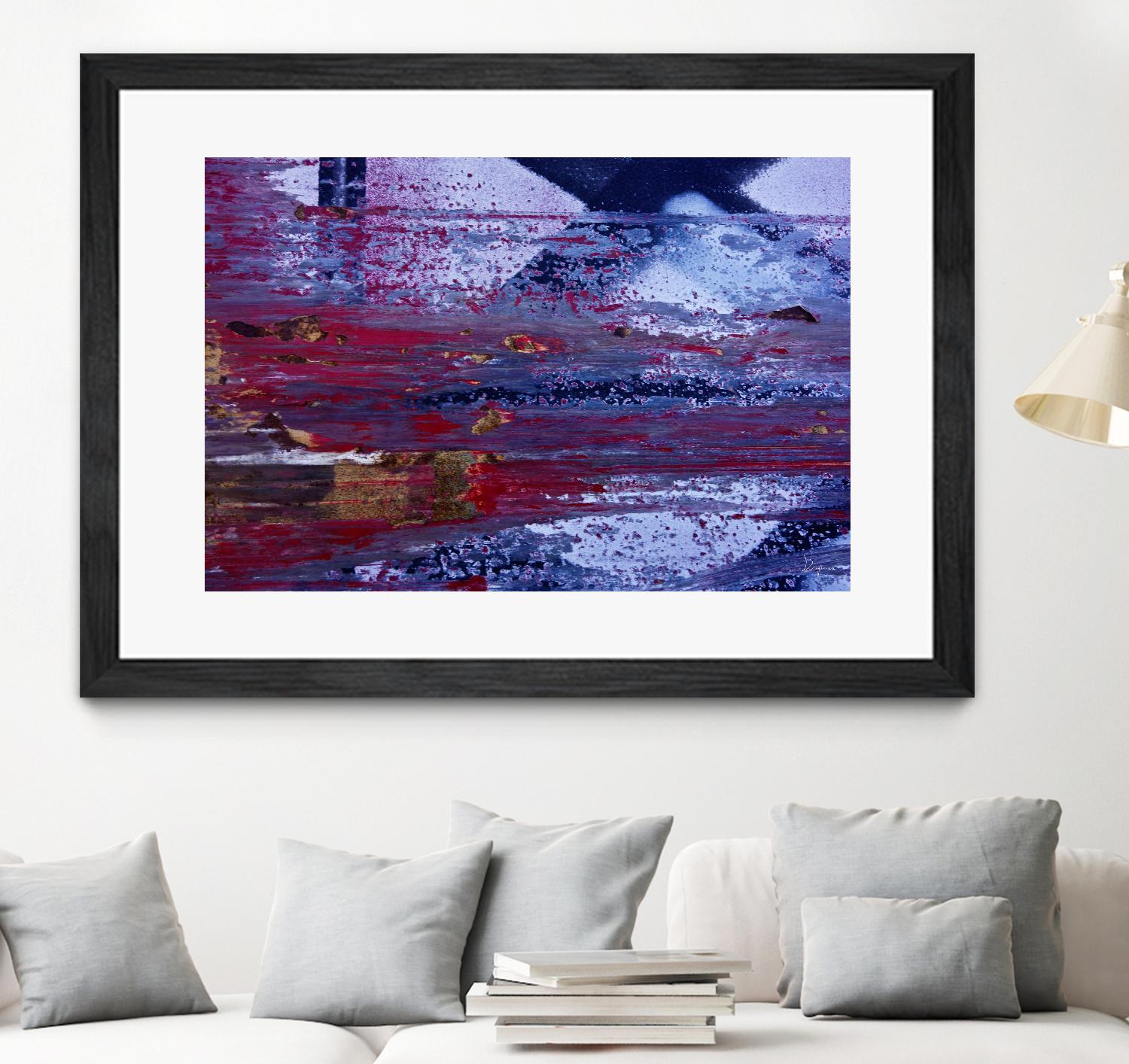 We Meet Halfway II by Jean-François Dupuis on GIANT ART - purple abstract