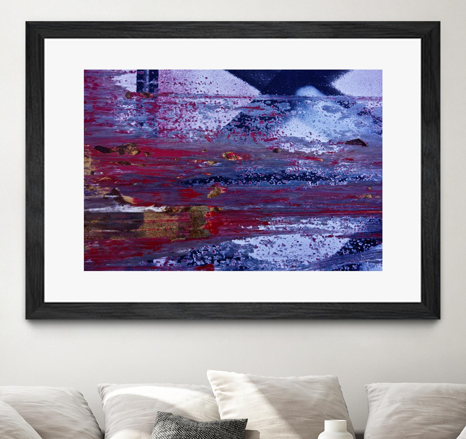 We Meet Halfway II by Jean-François Dupuis on GIANT ART - purple abstract