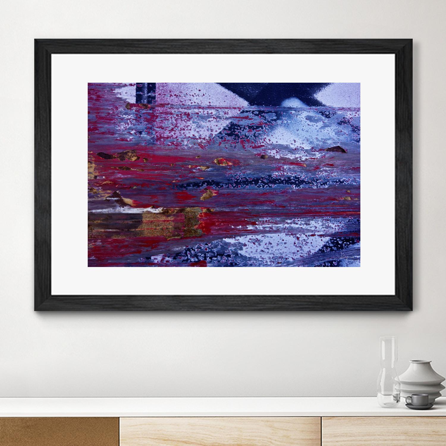 We Meet Halfway II by Jean-François Dupuis on GIANT ART - purple abstract