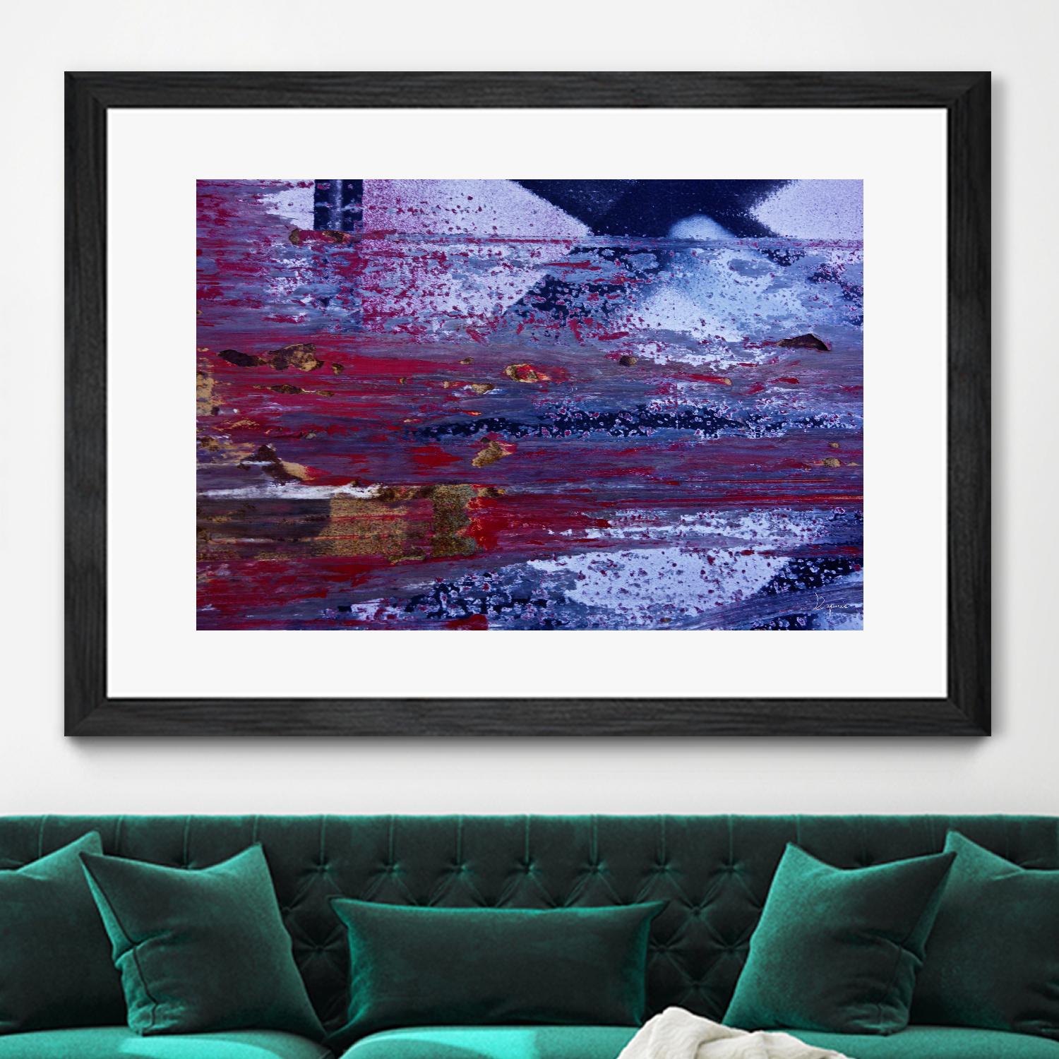 We Meet Halfway II by Jean-François Dupuis on GIANT ART - purple abstract