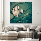 Contrast in Metal III by Jean-François Dupuis on GIANT ART - pink abstract rust