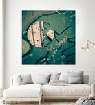 Contrast in Metal III by Jean-François Dupuis on GIANT ART - pink abstract rust