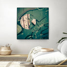 Contrast in Metal III by Jean-François Dupuis on GIANT ART - pink abstract rust